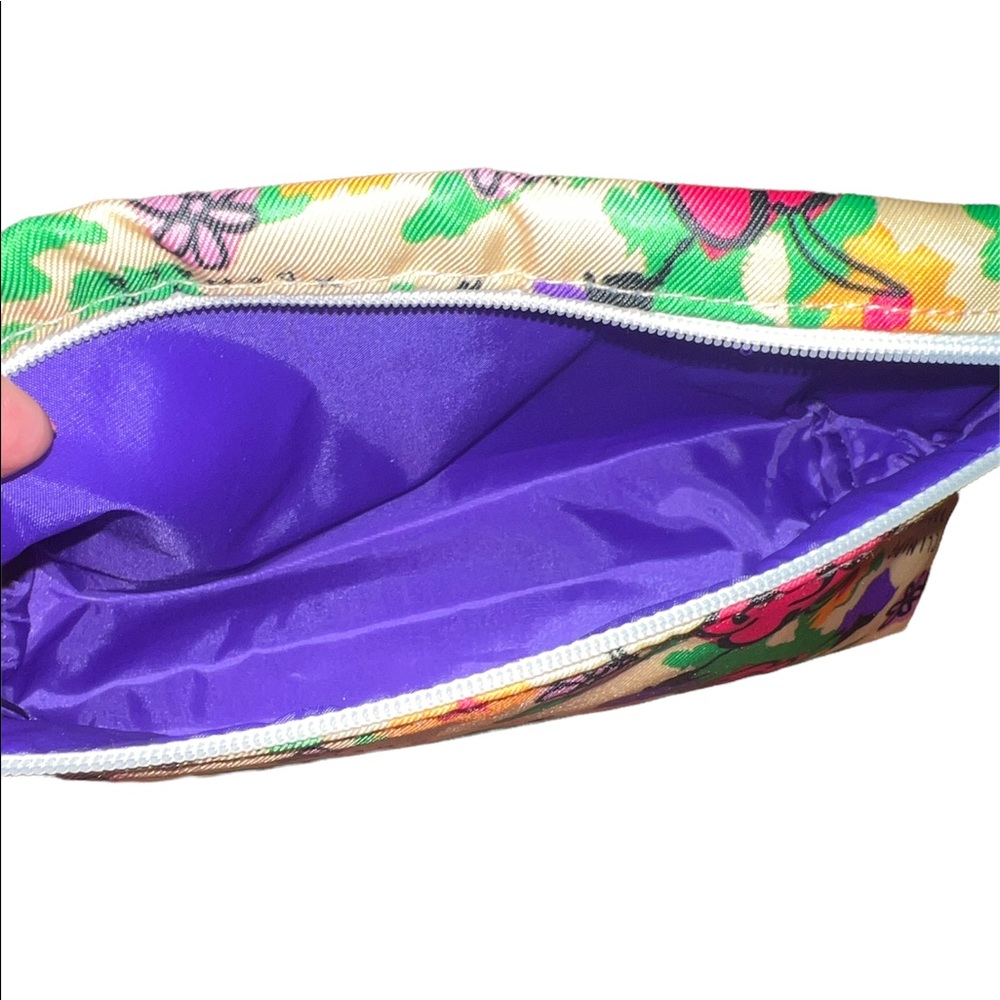 Clinique Small Make Up Cosmetic Bags Floral and Lips 3 - Picture 4 of 10